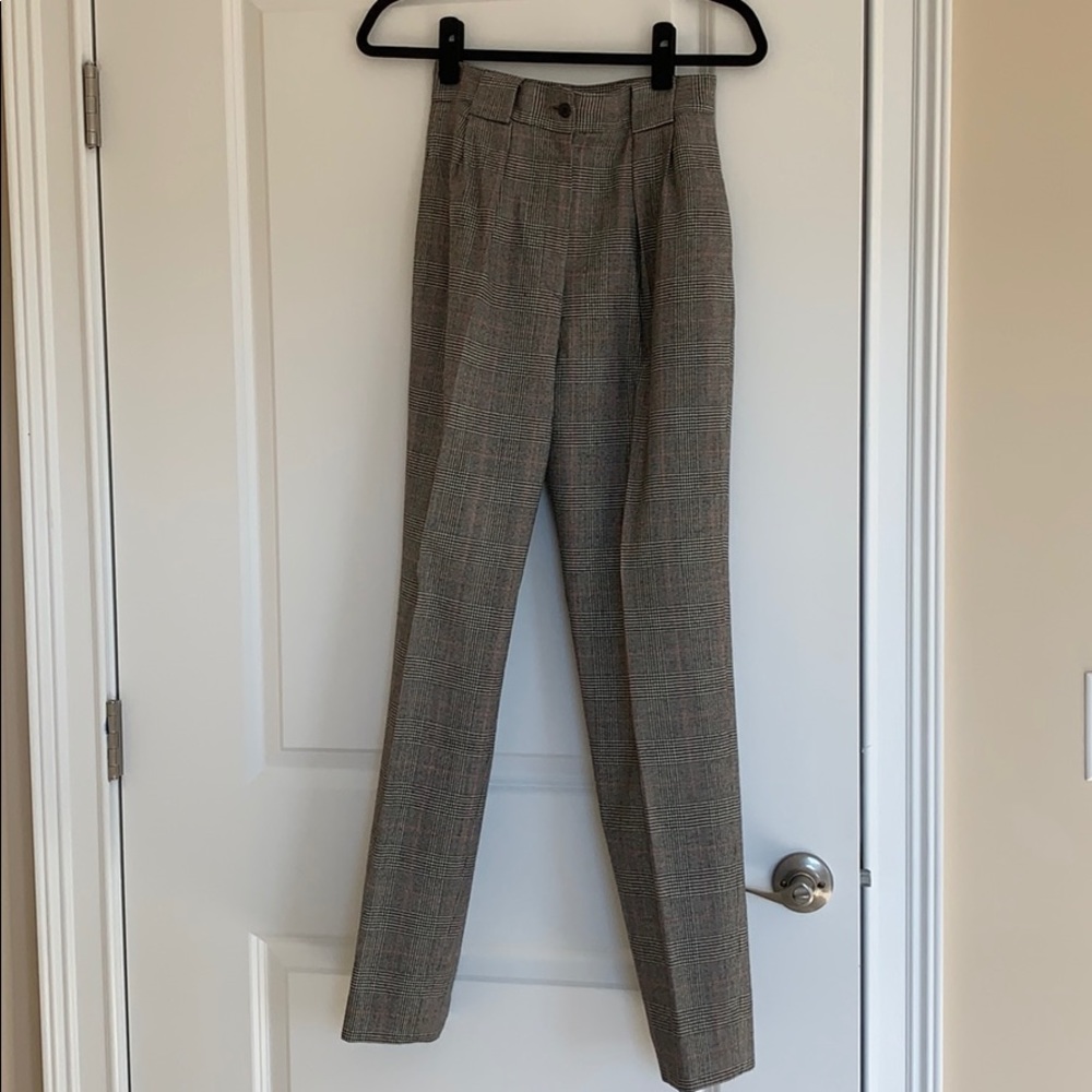 Vintage 100% Wool Pants with Pleats